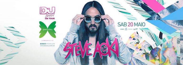 Steve Aoki desembarca em Camboriú para comemorações de 10 anos do Green Valley