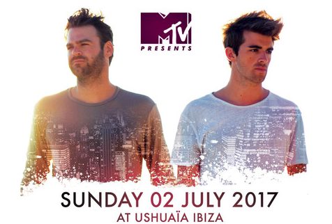 The Chainsmokers se apresentará no Ushuaïa Beach Hotel, com o apoio da MTV