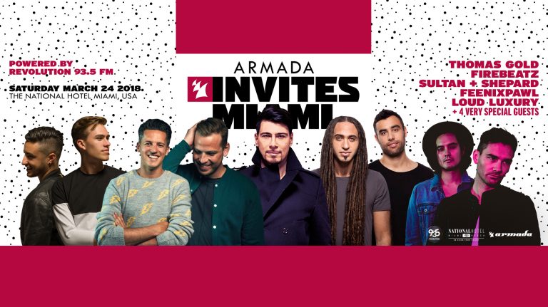 Armada anuncia lineup para evento “Armada Invites” durante o Miami Music Week