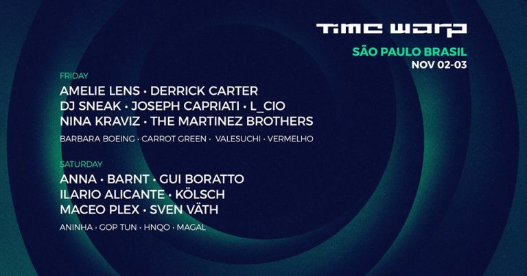 Time Warp desembarca amanhã em São Paulo