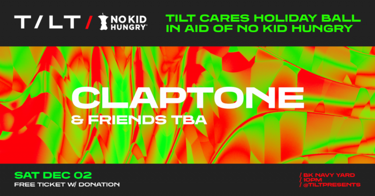 Claptone And Friends se apresnetarão no Tilt Cares Holiday Ball em Nova Iorque