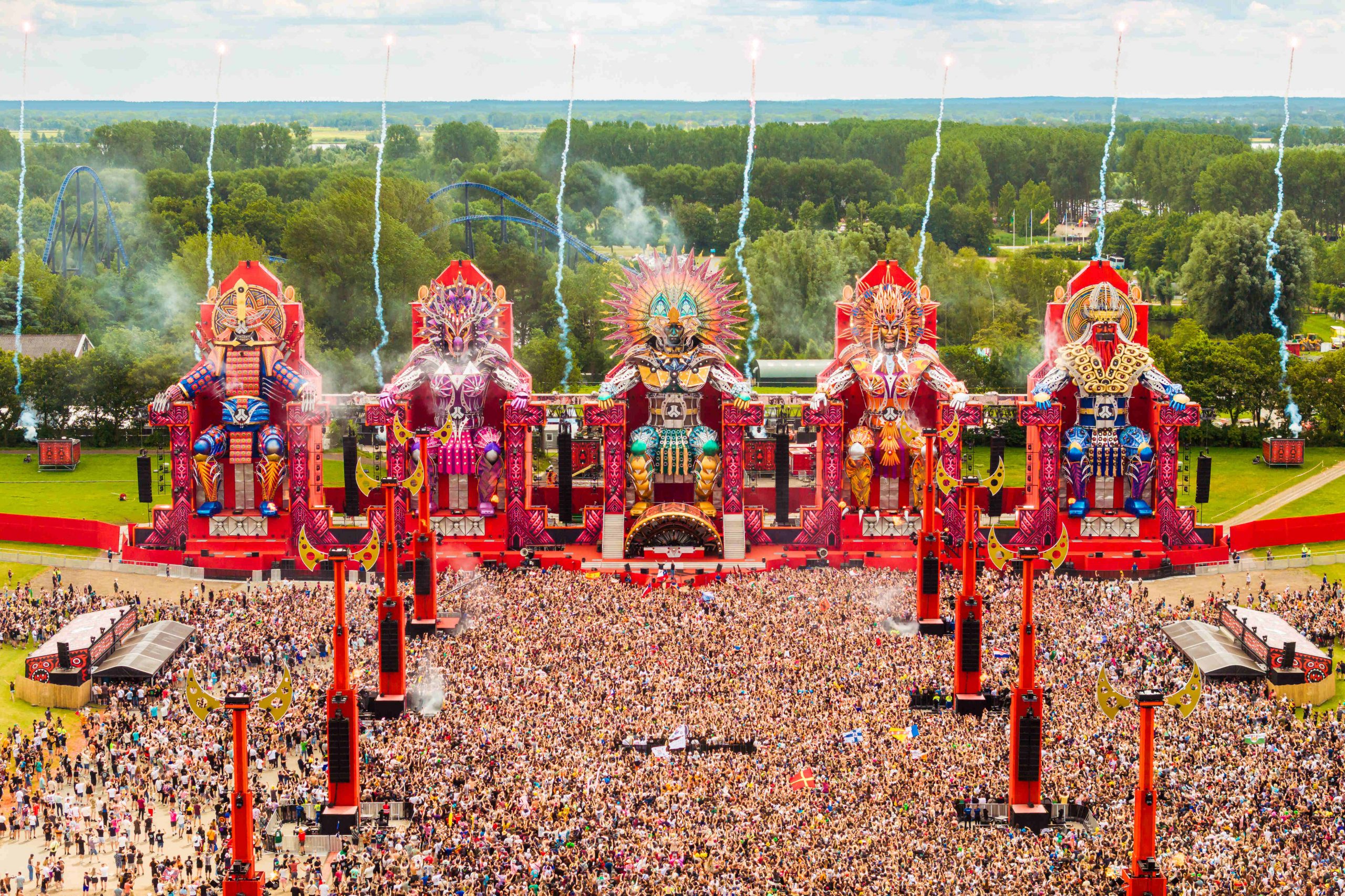 Defqon.1 e seu espetacular palco principal em 2024