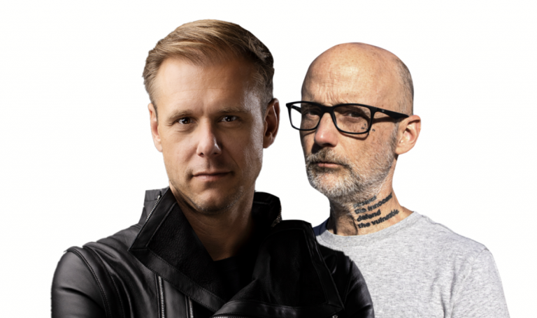 Armin van Buuren e Moby | Divulgação.